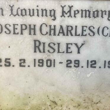 RISLEY Joseph Charles 1901-1961