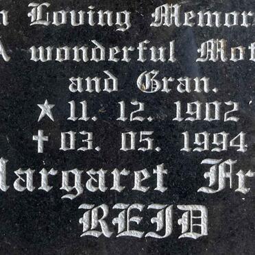REID Margaret Fryer 1902-1994