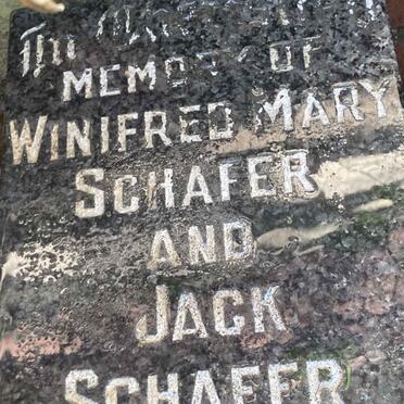 SCHAFER Jack & Winifred Mary