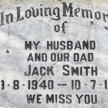 SMITH Jack 1940-1988