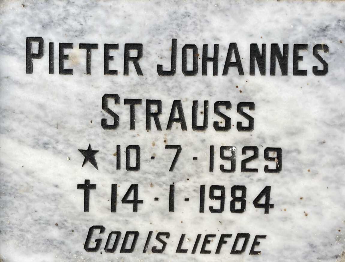 STRAUSS Pieter Johannes 1929-1984