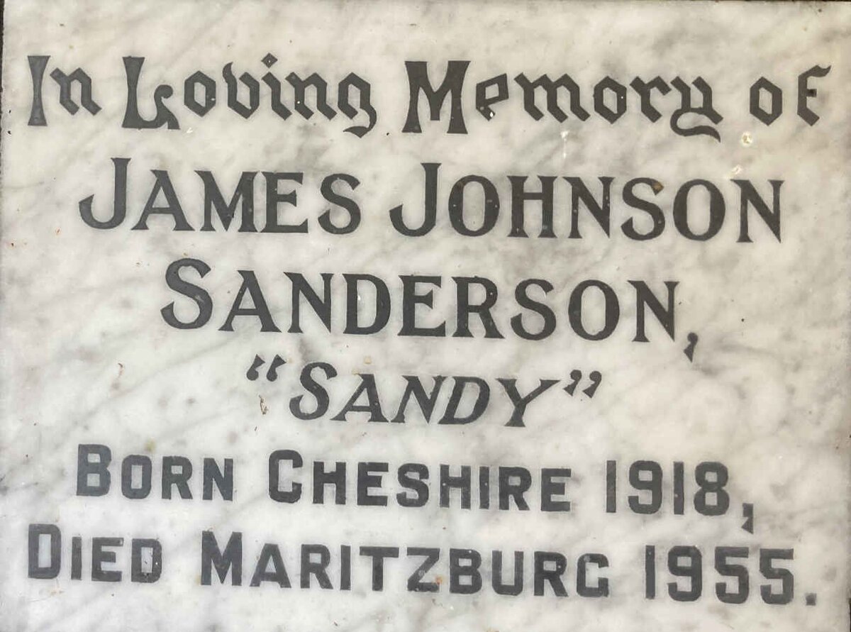 SANDERSON James Johnson 1918-1955