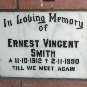SMITH Ernest Vincent 1912-1990