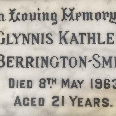 SMITH Glynnis Kathleen, BERRINGTON -1963