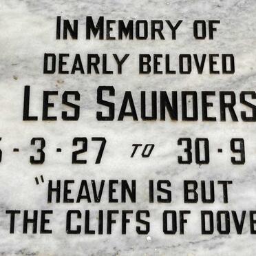 SAUNDERS Les 1927-1985