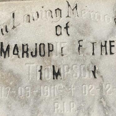 THOMPSON Marjorie Ethel 1911-1992