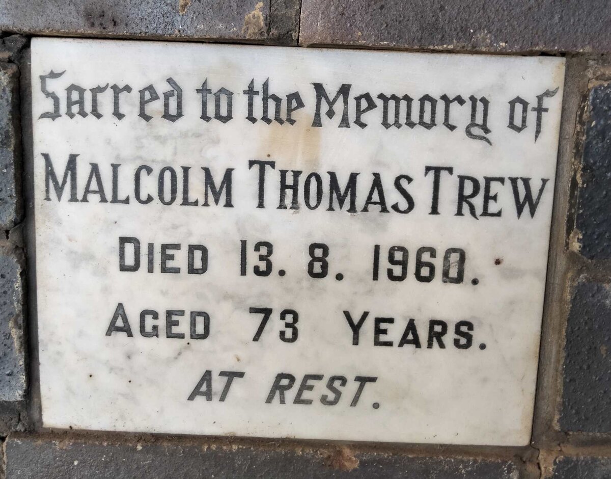 TREW Malcolm Thomas -1960
