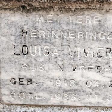 VIVIERS Louisa 1918-1988
