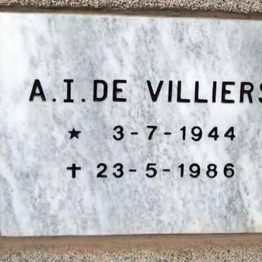 VILLIERS A.I., de 1944-1986