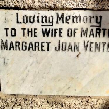 VENTER Margaret Joan