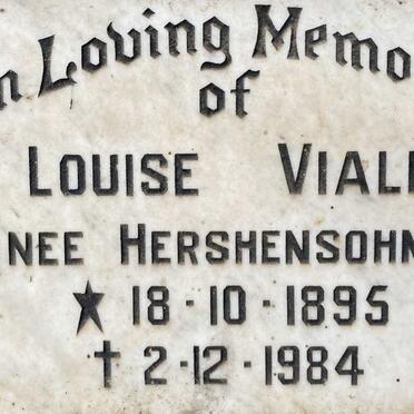 VIALL Louise nee HERSHENSOHNN 1895-1984