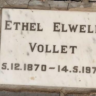 VOLLET Ethel Elwell 1870-1970