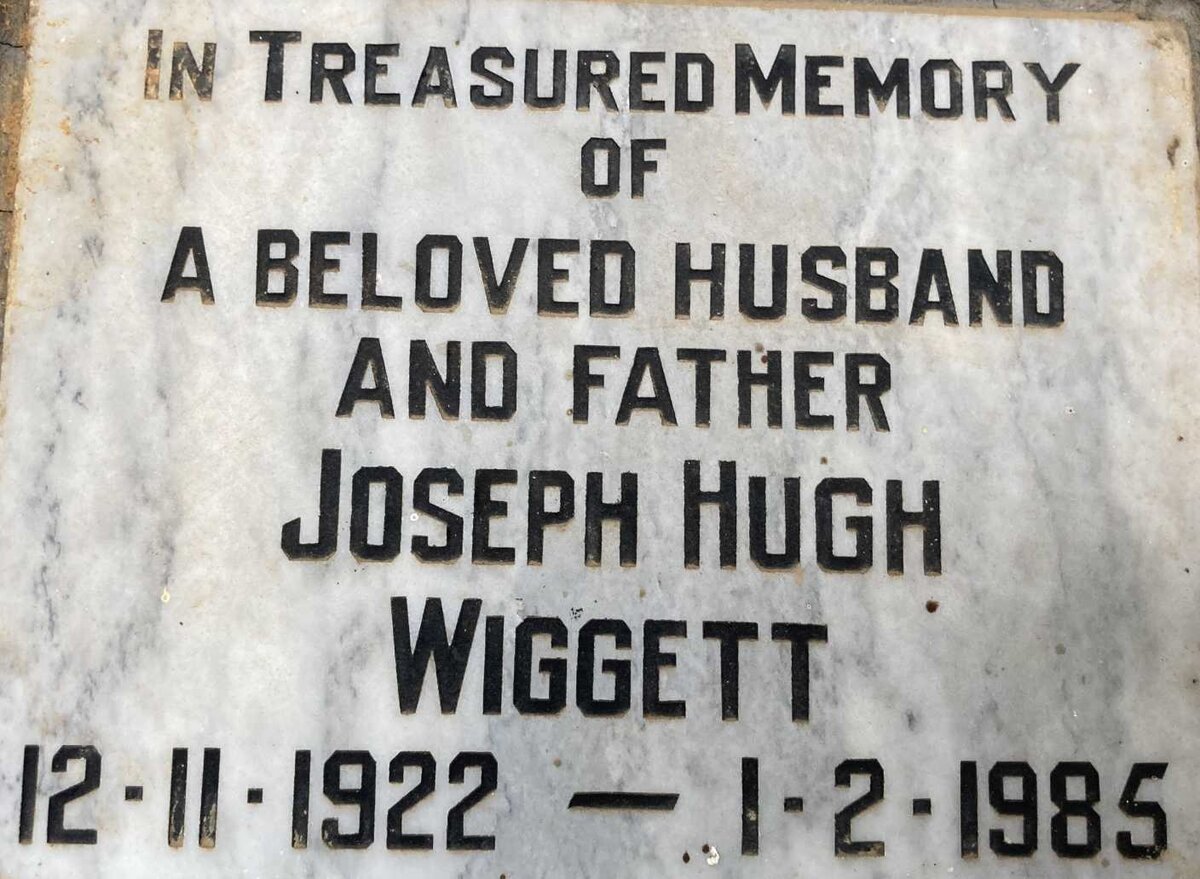 WIGGETT Joseph Hugh 1922-1985