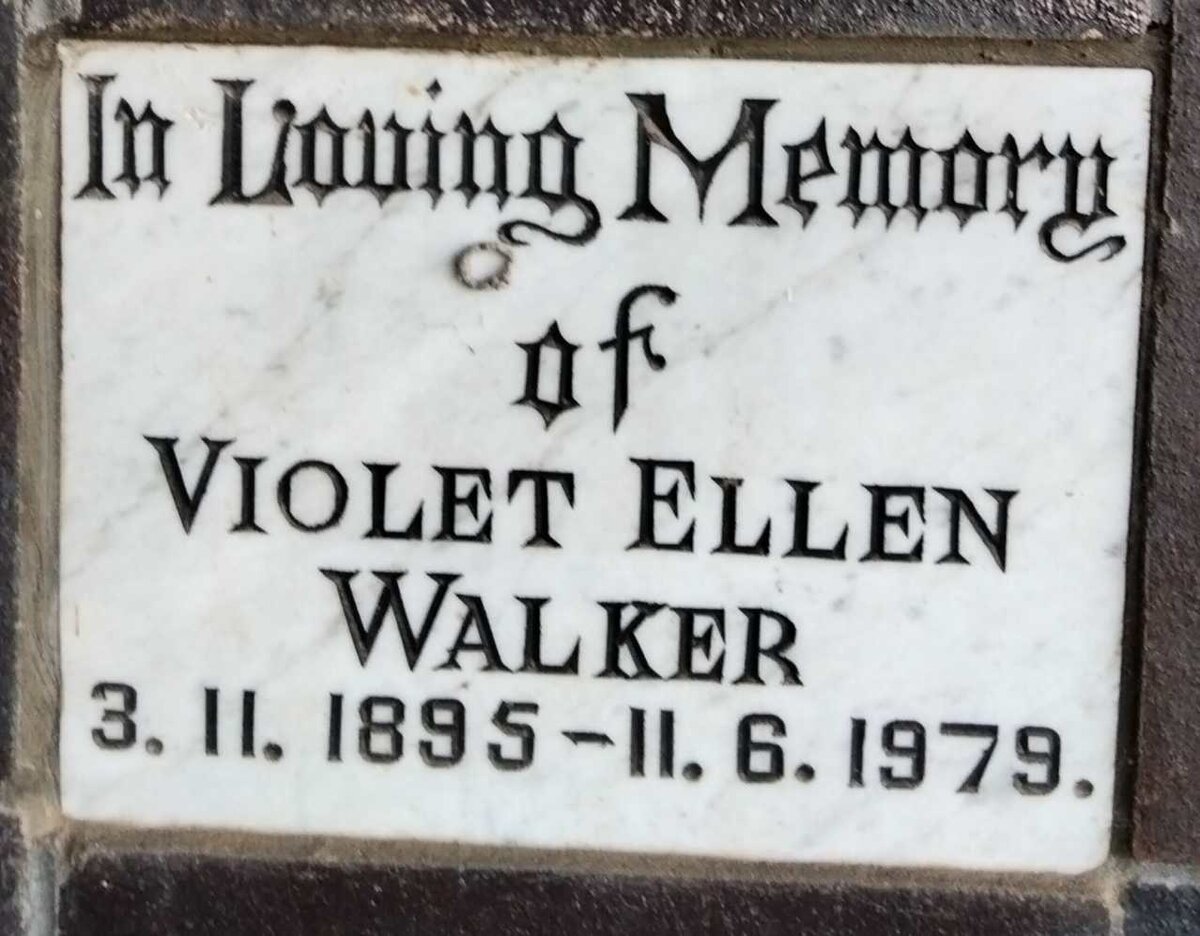 WALKER Violet Ellen 1895-1979