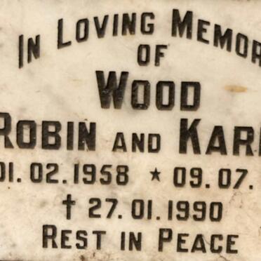 WOOD Robin 1958-1990 :: WOOD Karen 1983-1990