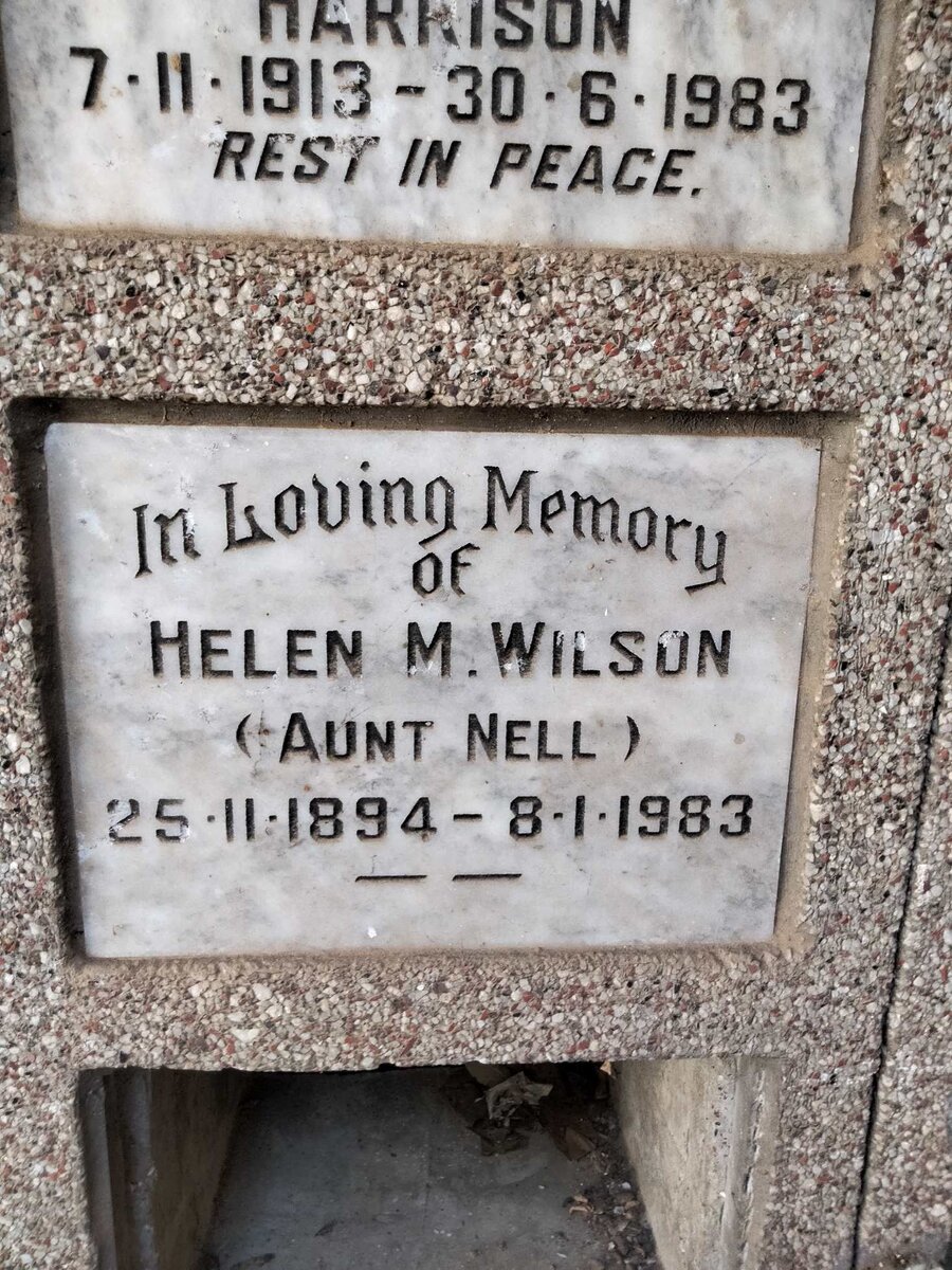WILSON Helen M. 1894-1983