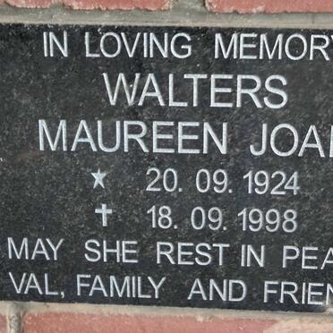 WALTERS Maureen Joan 1924-1998