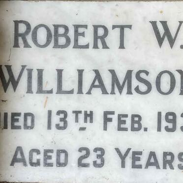 WILLIAMSON Robert W. -1934