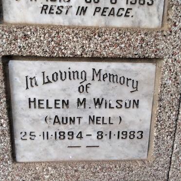 WILSON Helen M. 1894-1983
