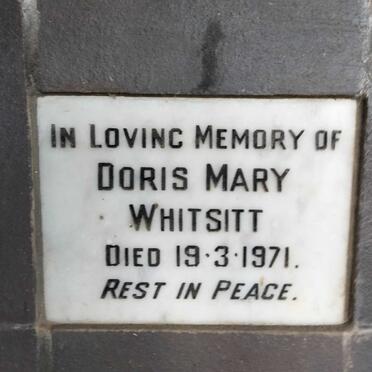 WHITSITT Doris Mary -1971