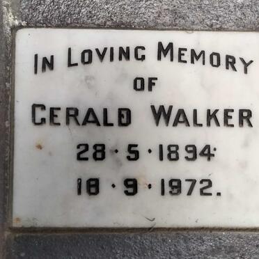 WALKER Gerald 1894-1972