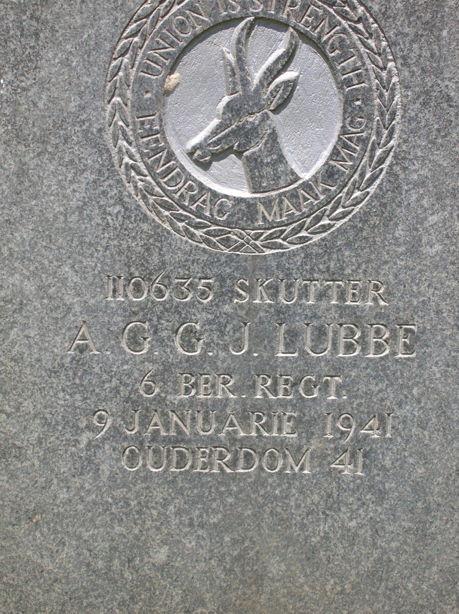 LUBBE A.G.G.J. -1941
