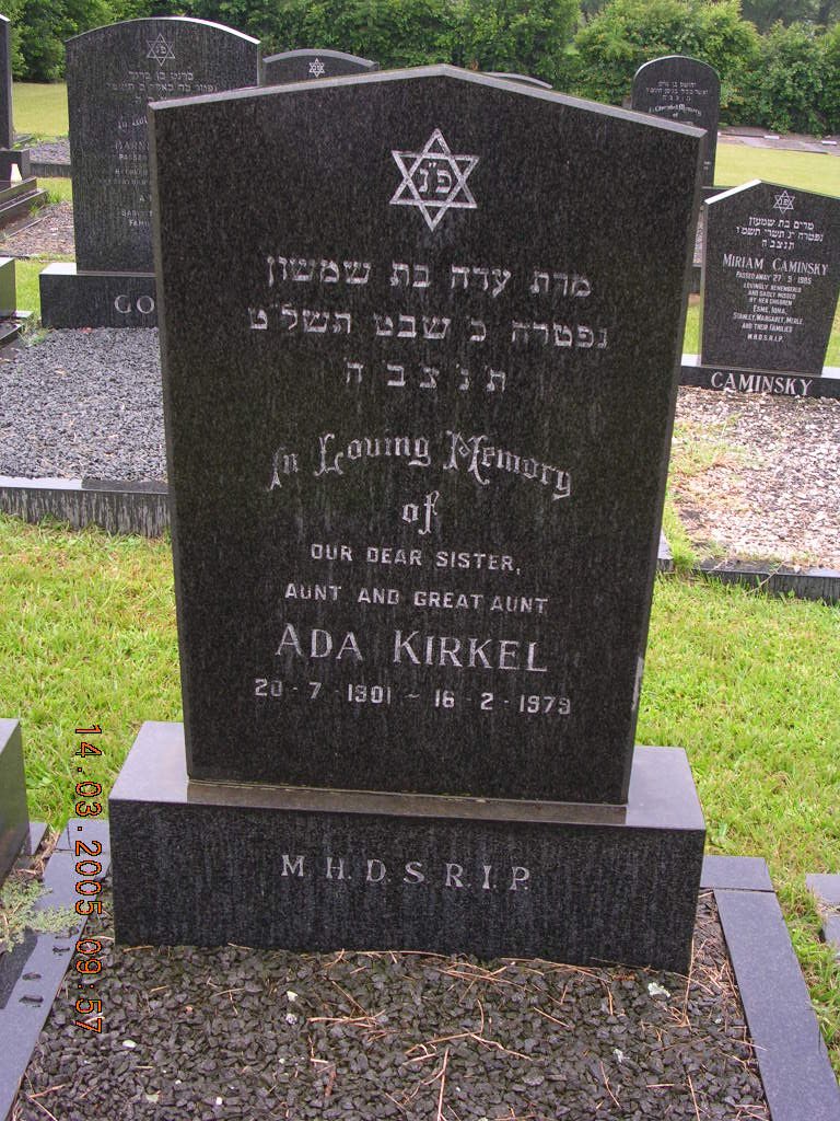 KIRKEL Ada 1901-1979