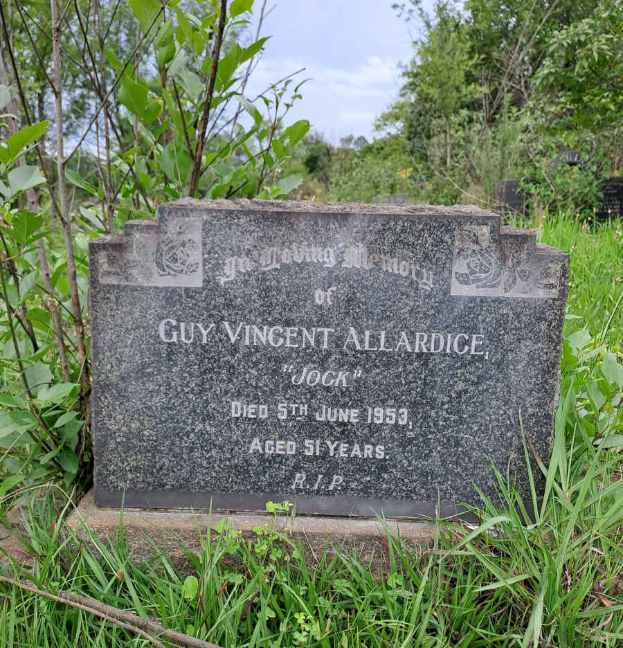 ALLARDICE Guy Vincent -1953