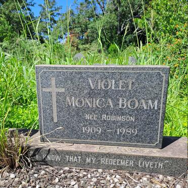 BOAM Violet Monica nee ROBINSON 1909-1989