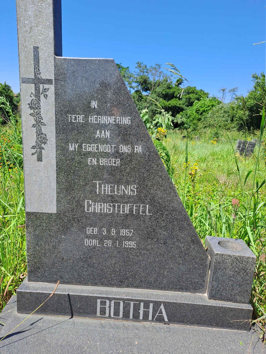 BOTHA Theunis Christoffel 1957-1995