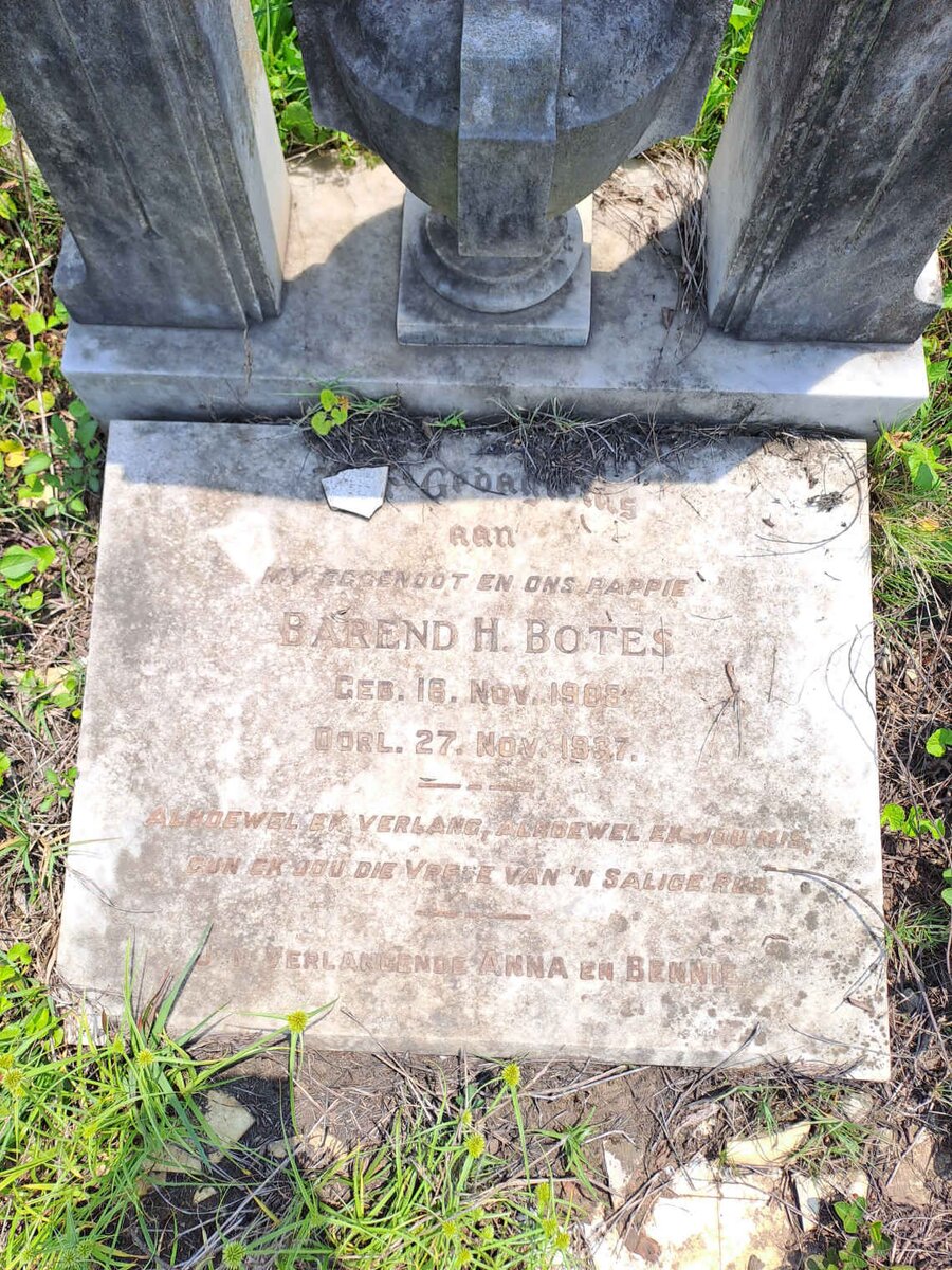 BOTES Barend H. 1908-1937