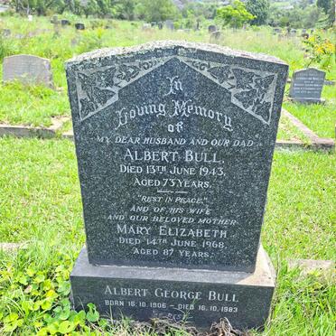 BULL Albert -1943 & Mary Elizabeth -1968 :: BULL Albert George 1906-1983
