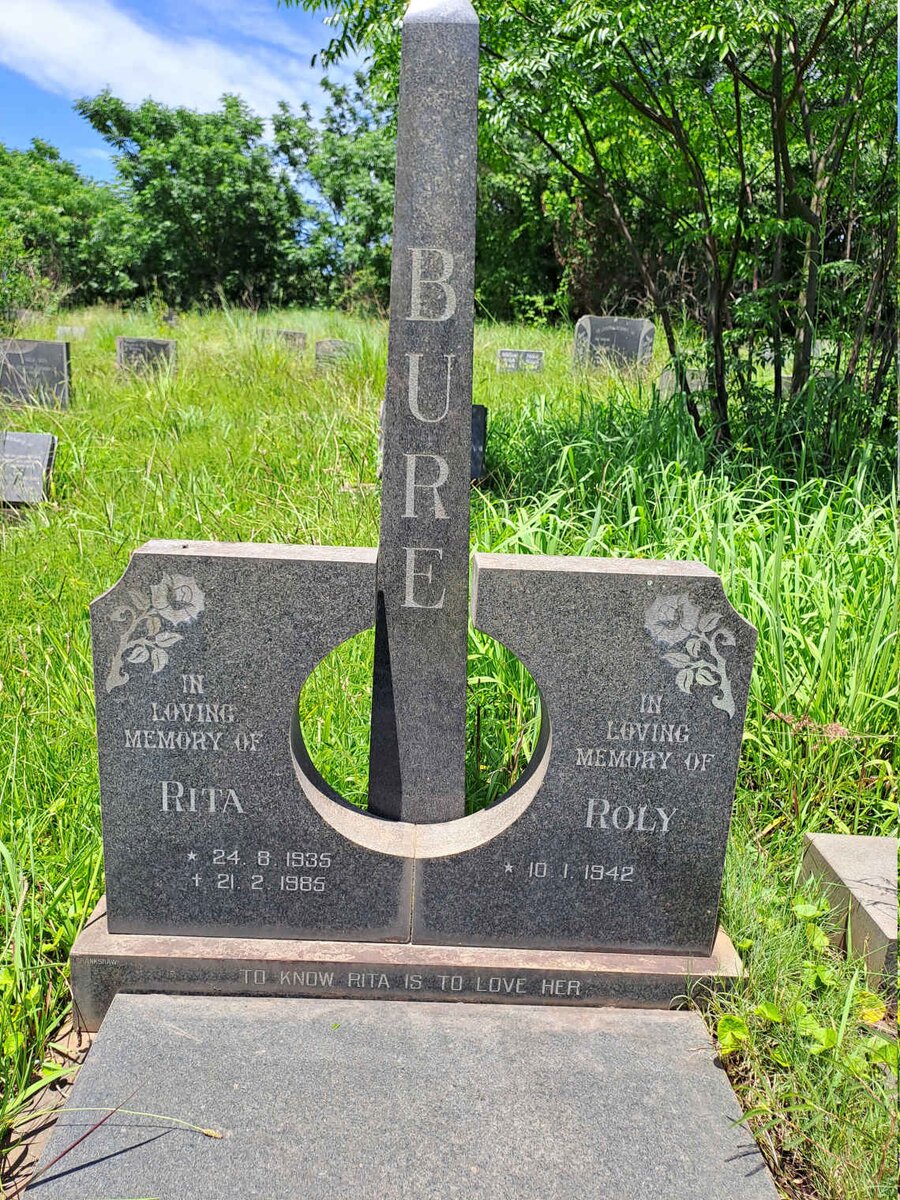 BURE Roly 1942- & Rita 1935-1985