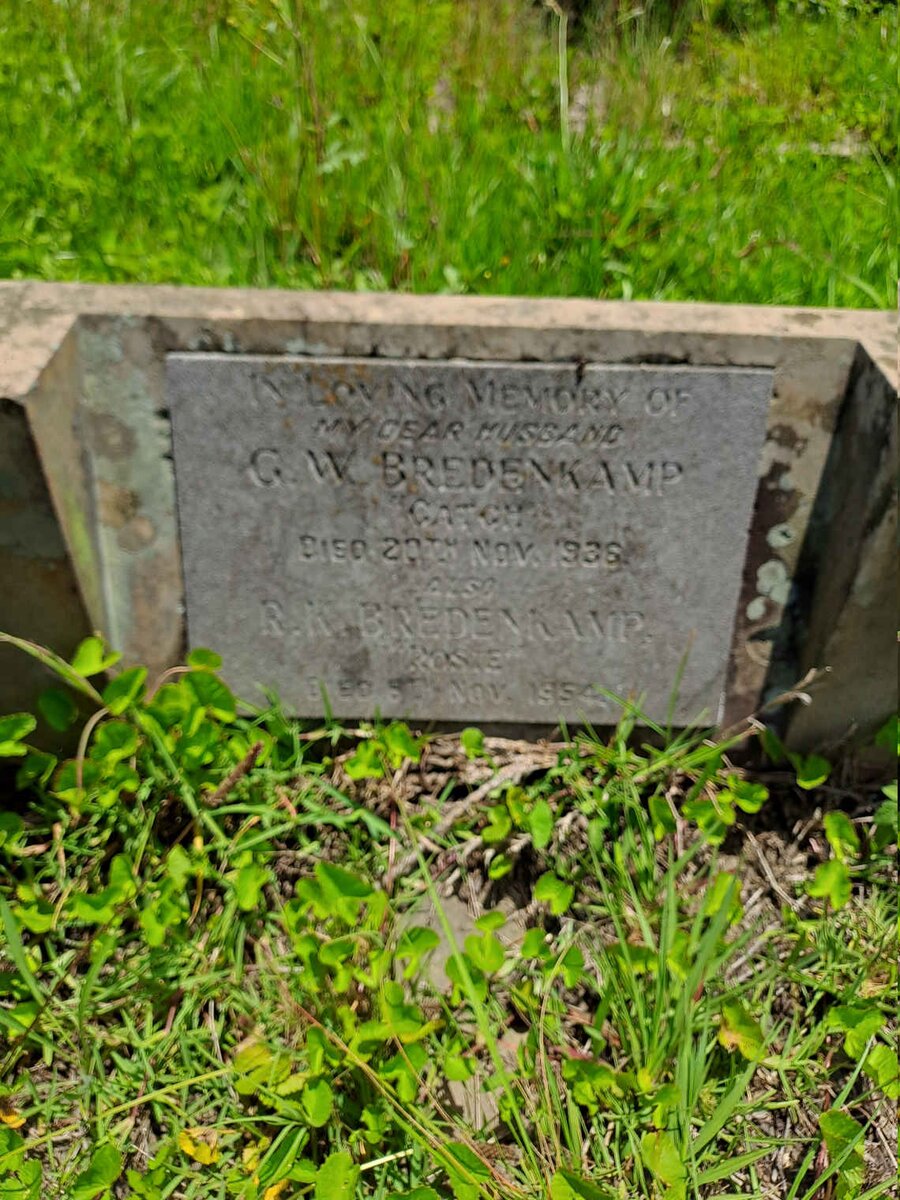 BREDENKAMP G.W. -1936 & BREDENKAMP R.K. -1954