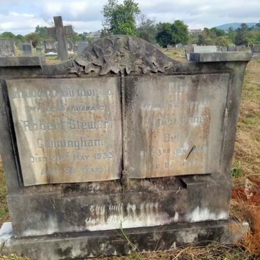 CUNNINGHAM Robert Stewart -1933 & Agnes BELL 