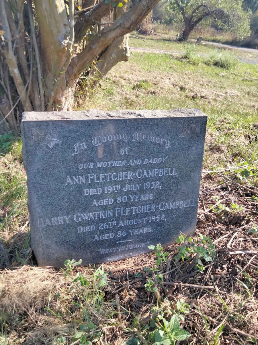 CAMPBELL Harry Gwatkin, FLETCHER -1952 & Ann 1952