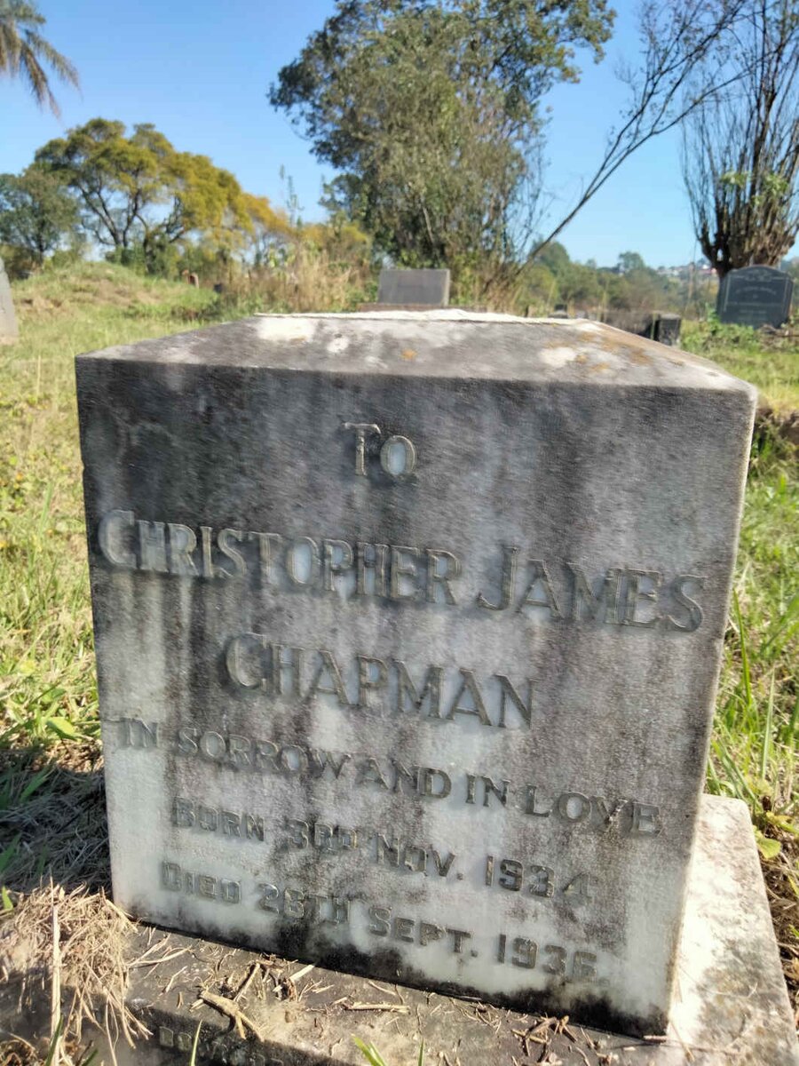 CHAPMAN Christopher James 1934-1936