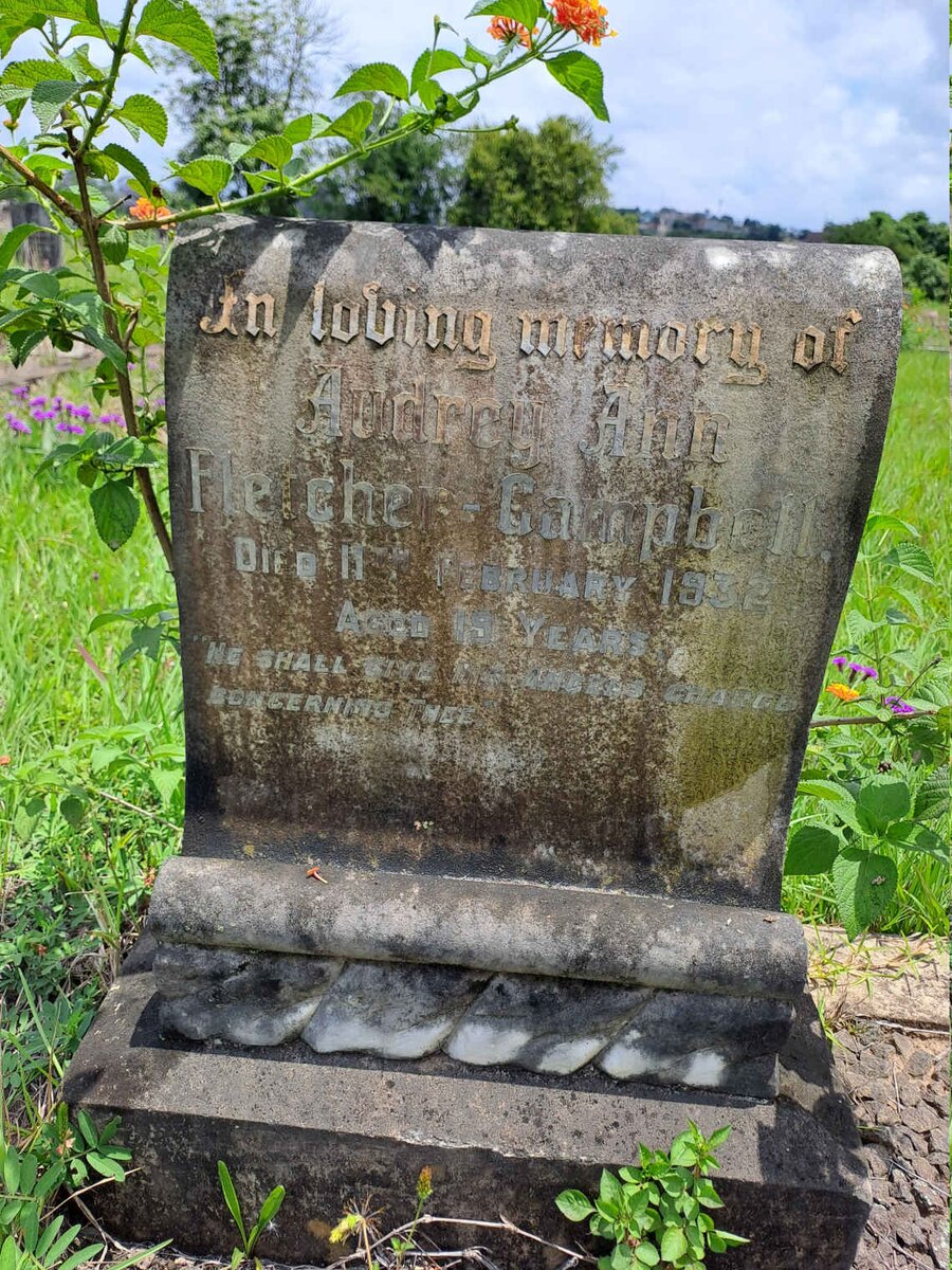 CAMPBELL Audrey Ann, FLETCHER- 1932