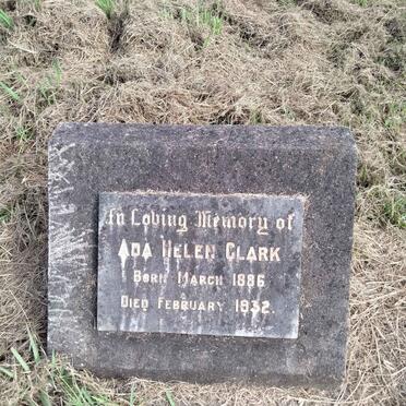 CLARK Ada Helen 1886-1932