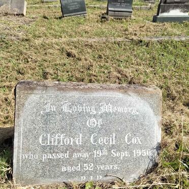 COX Clifford Cecil -1950
