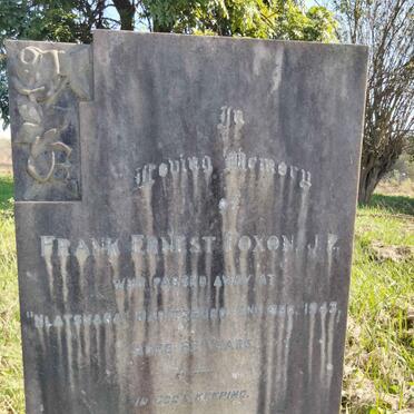 FOXON Frank Ernest -1943