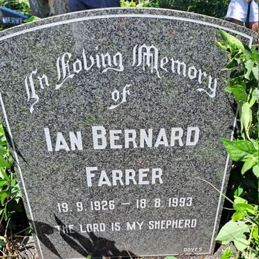 FARRER Ian Bernard 1926-1993