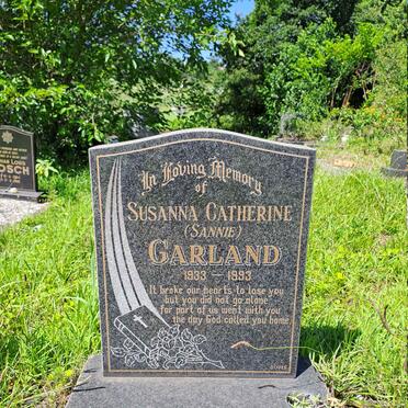 GARLAND Susanna Catherine 1933-1993