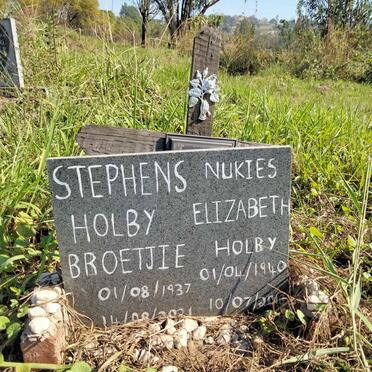 HOLBY Stephens 1937--2021 & Elizabeth 1940-2018