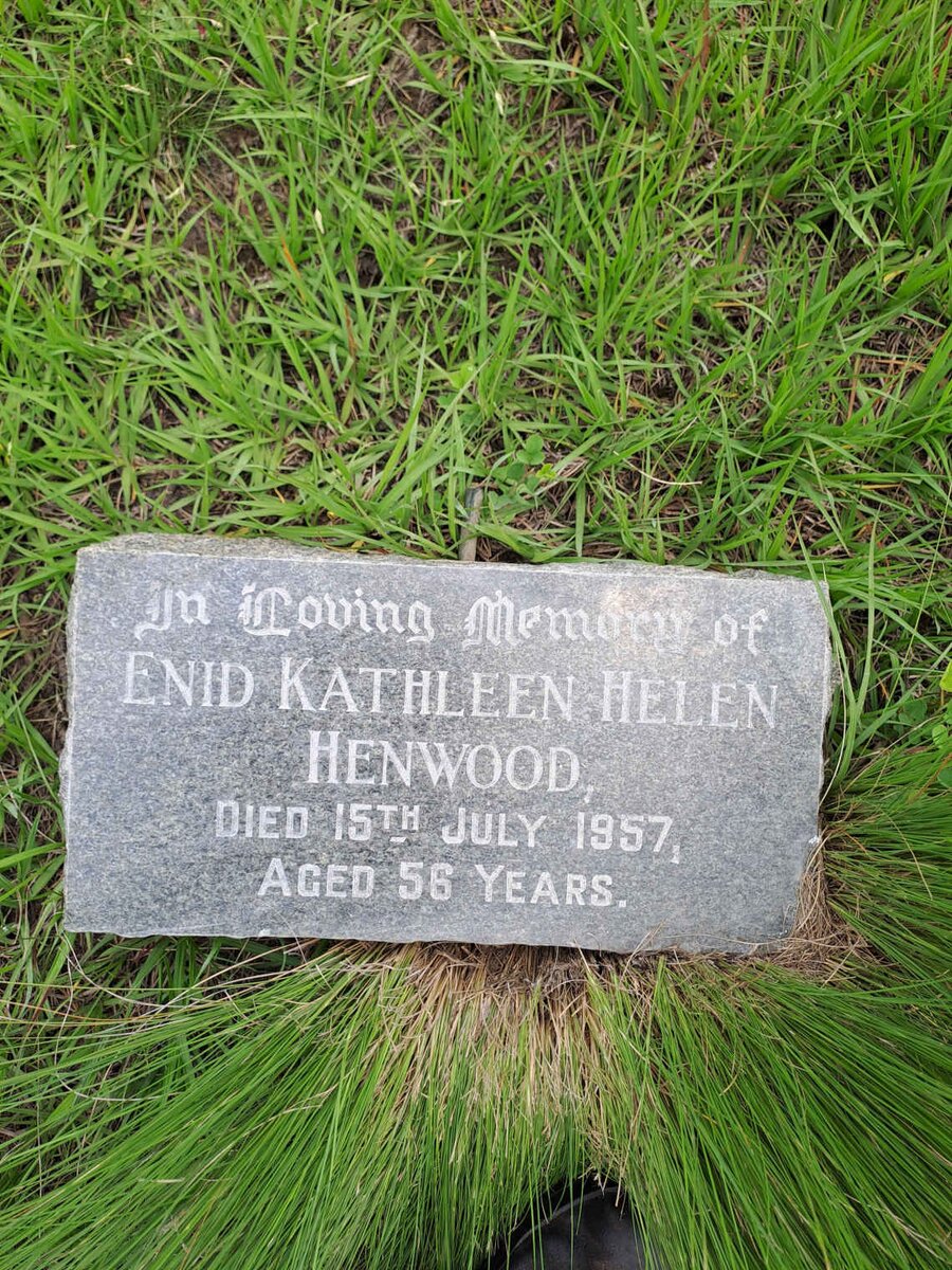 HENWOOD Enid Kathleen Helen -1957