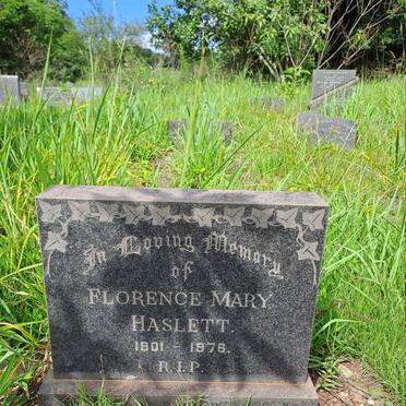 HASLETT Florence Mary 1901-1976