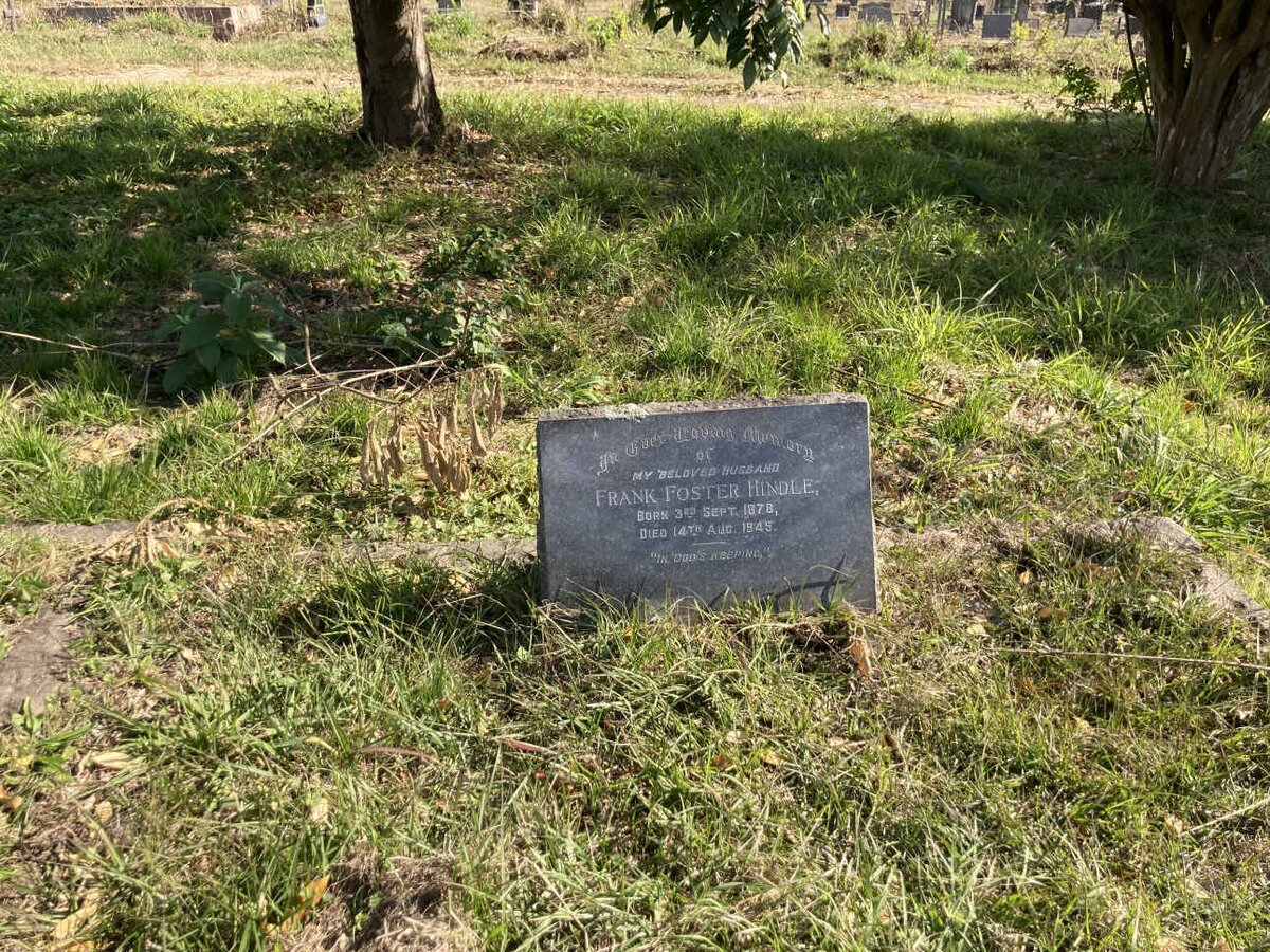 HINDLE Frank Foster 1878-1945