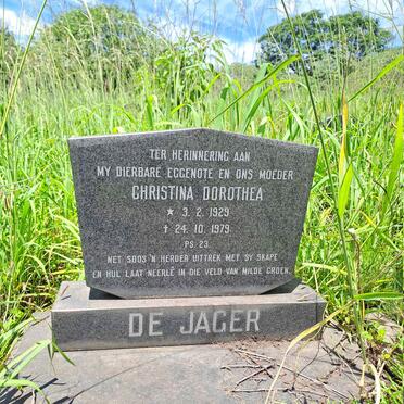 JAGER Christina Dorothea, de 1929-1979