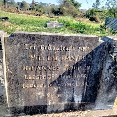 KRUGER Willem Daniel Johannes 1874-1934