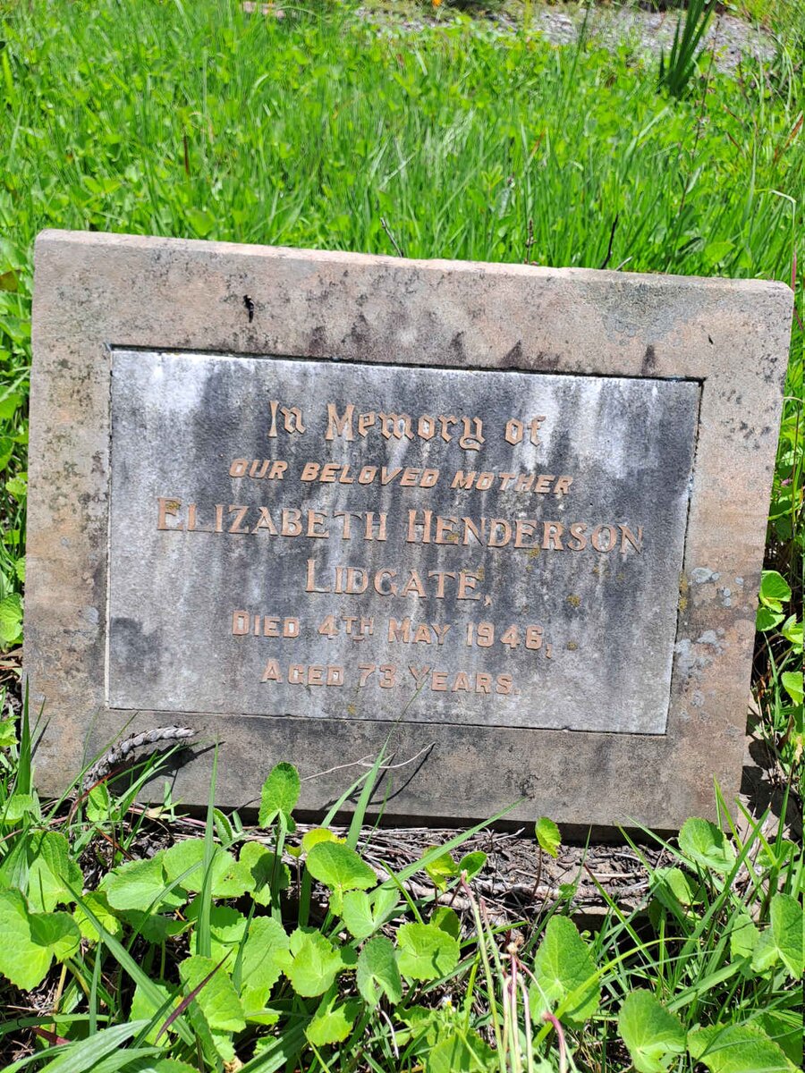 LIDGATE Elizabeth Henderson -1946